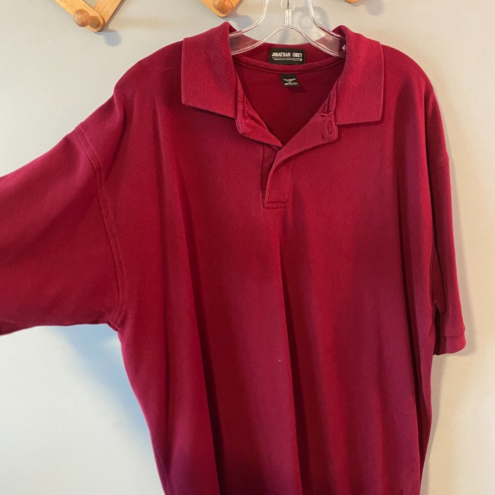 Jonathan Corey Red Men's Polo - Extra Large (XL)
